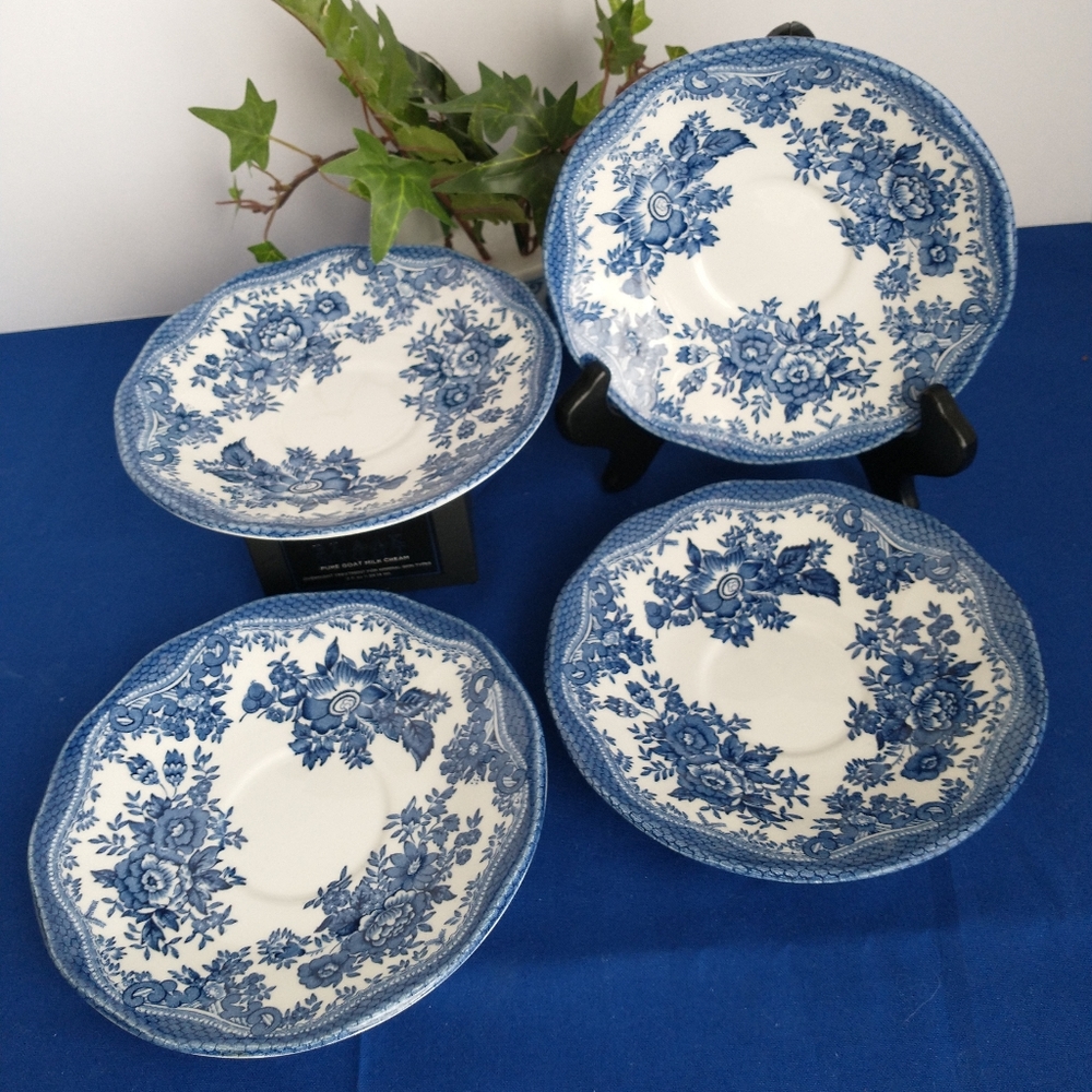 Staffordshire & Johnson Bros 4 Saucers